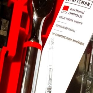 Craftsman digital torque wrench